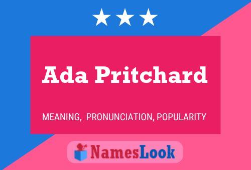 Ada Pritchard 名字海报