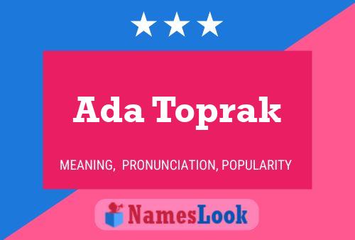 Ada Toprak 名字海报