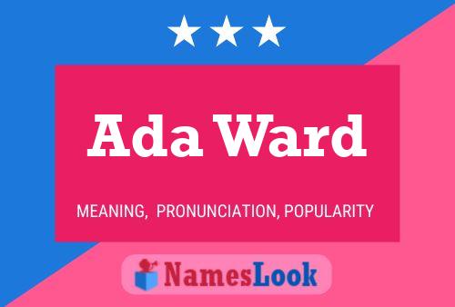 Ada Ward 名字海报