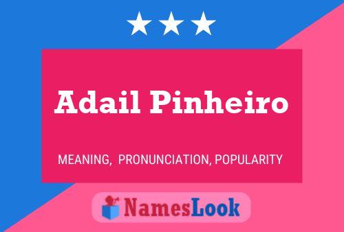 Adail Pinheiro 名字海报