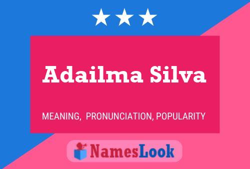 Adailma Silva 名字海报