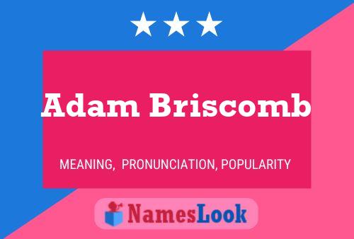 Adam Briscomb 名字海报