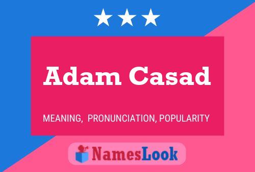 Adam Casad 名字海报