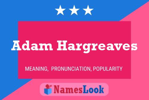 Adam Hargreaves 名字海报