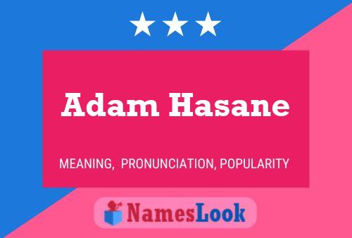 Adam Hasane 名字海报