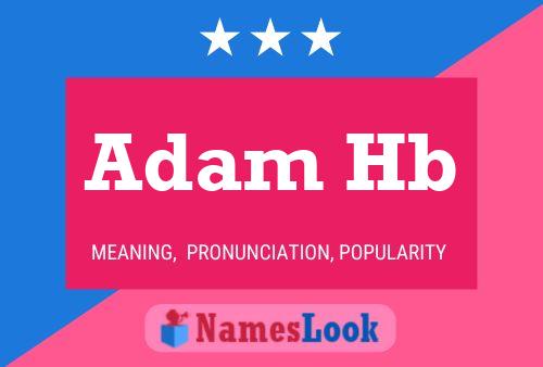 Adam Hb 名字海报