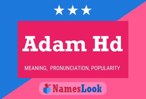 Adam Hd 名字海报