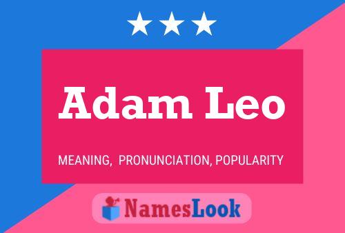 Adam Leo 名字海报