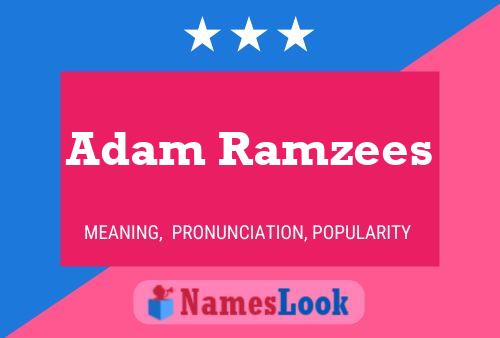 Adam Ramzees 名字海报