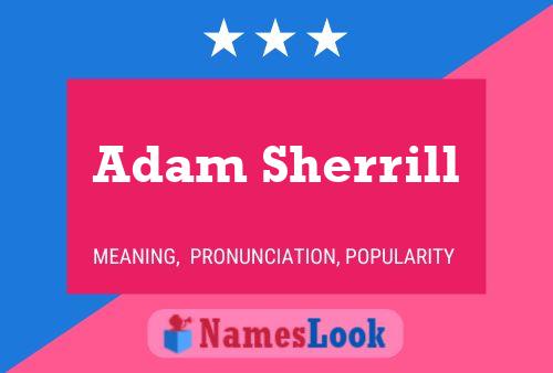 Adam Sherrill 名字海报