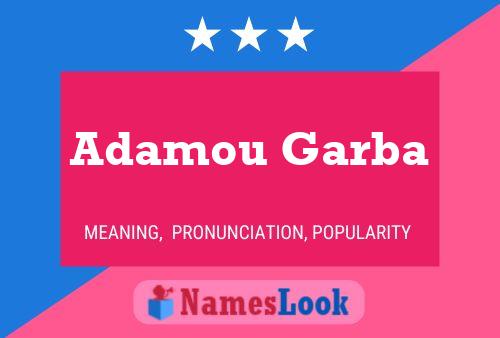 Adamou Garba 名字海报