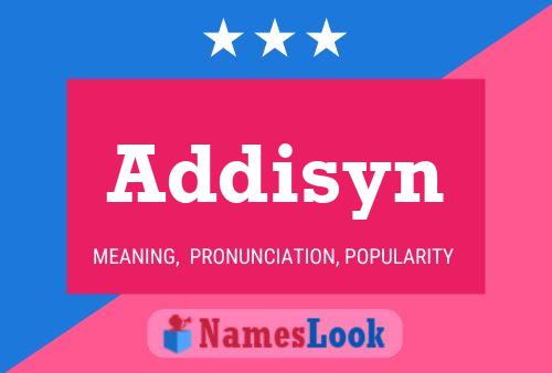 Addisyn 名字海报