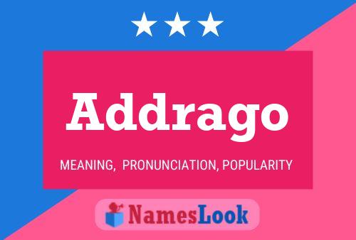 Addrago 名字海报