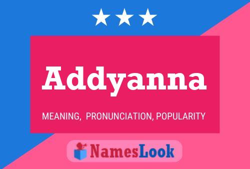 Addyanna 名字海报