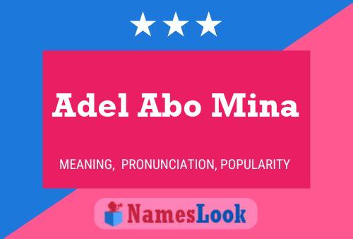 Adel Abo Mina 名字海报