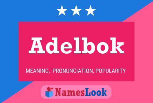 Adelbok 名字海报