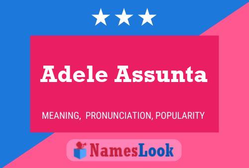 Adele Assunta 名字海报