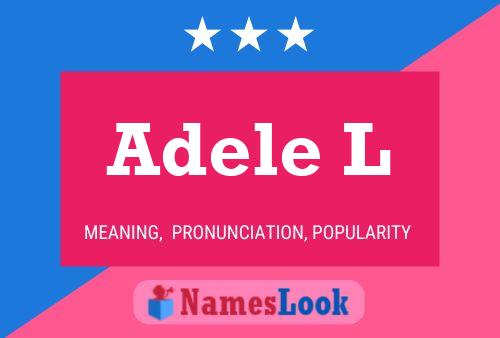 Adele L 名字海报