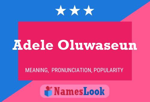 Adele Oluwaseun 名字海报