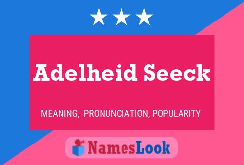 Adelheid Seeck 名字海报