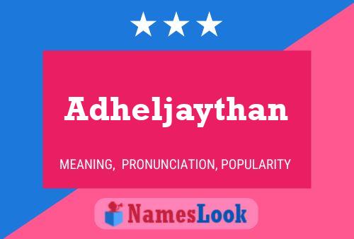 Adheljaythan 名字海报