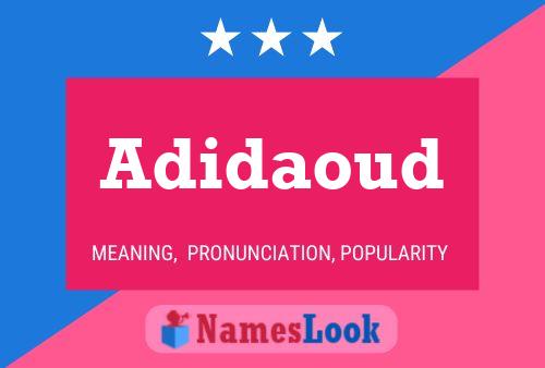 Adidaoud 名字海报