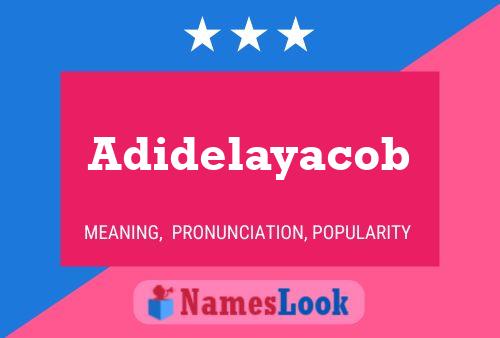 Adidelayacob 名字海报