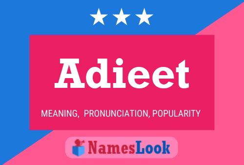 Adieet 名字海报