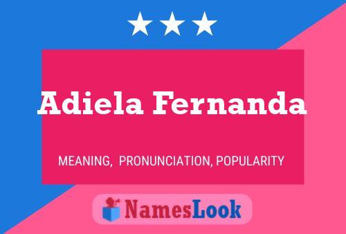 Adiela Fernanda 名字海报