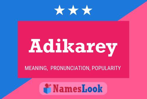 Adikarey 名字海报