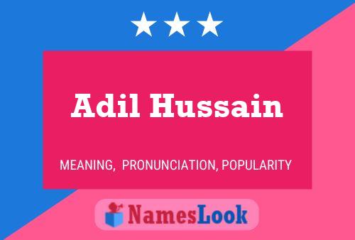 Adil Hussain 名字海报