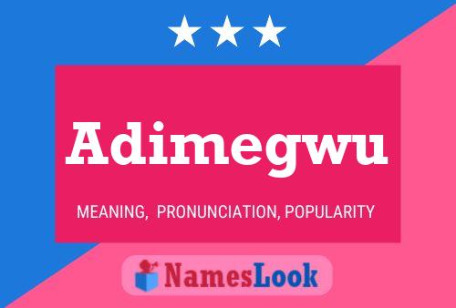 Adimegwu 名字海报