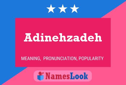 Adinehzadeh 名字海报