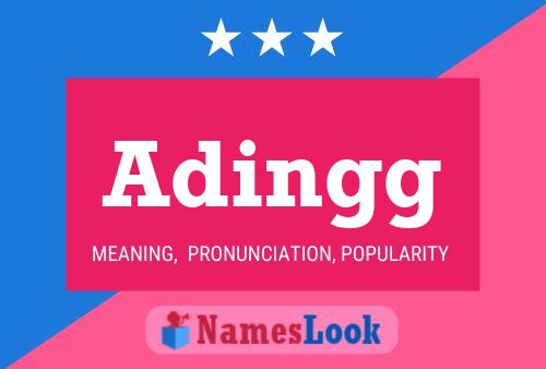 Adingg 名字海报