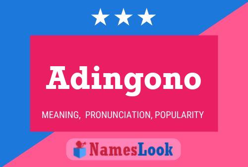 Adingono 名字海报