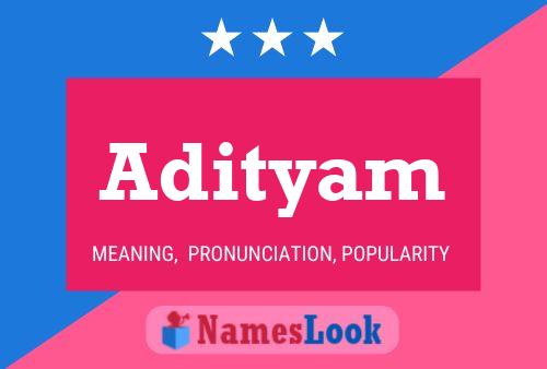 Adityam 名字海报