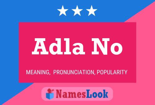 Adla No 名字海报