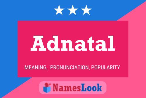 Adnatal 名字海报