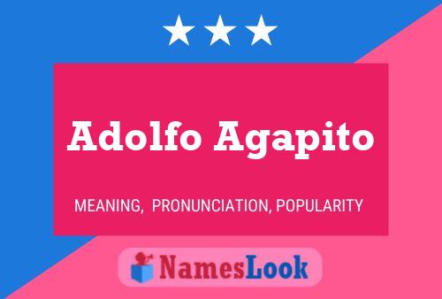 Adolfo Agapito 名字海报