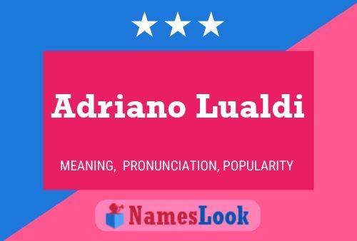 Adriano Lualdi 名字海报