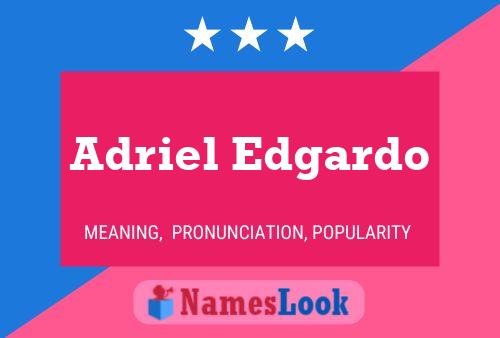 Adriel Edgardo 名字海报