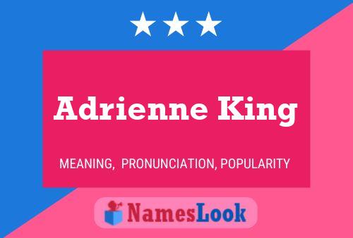 Adrienne King 名字海报