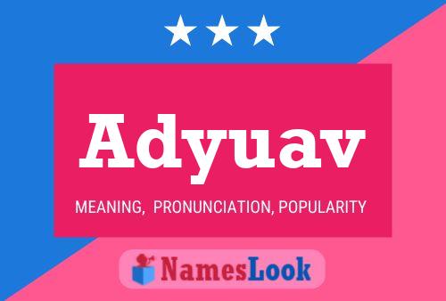 Adyuav 名字海报