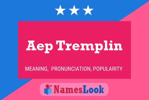 Aep Tremplin 名字海报