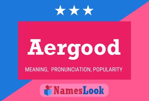 Aergood 名字海报