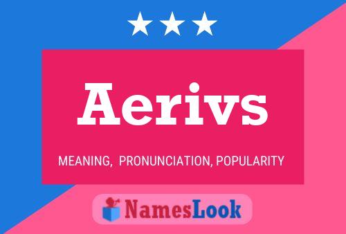 Aerivs 名字海报