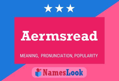 Aermsread 名字海报