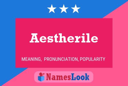 Aestherile 名字海报