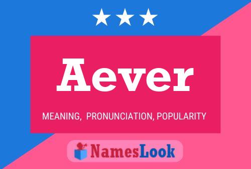 Aever 名字海报