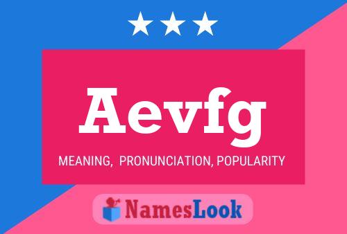 Aevfg 名字海报